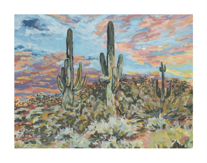 Peaceful Desert Fine Art Print