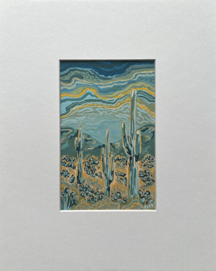Three Saguaros